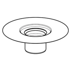 Geberit Flansch Für Bodenabläufe 13 X 13 Cm Und Bodeneinläufe 13 X 13 Cm