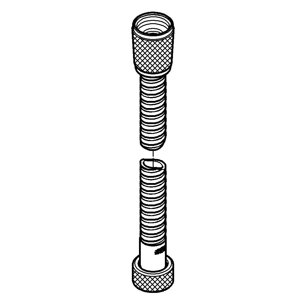 GROHE VitalioFlex Metal Metallbrauseschlauch 150 Cm 1 GROHE VitalioFlex Metal Metallbrauseschlauch 150 Cm
