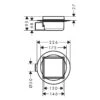 Hansgrohe RainDrain Spot Komplettset Punktablauf, Abdeckung 15 X 15 Cm Rückseitig Befliesbar 3 Hansgrohe RainDrain Spot Komplettset Punktablauf, Abdeckung 15 X 15 Cm Rückseitig Befliesbar -VIEGA Verkäufe hansgrohe ablaufsysteme dusche raindrain spot komplettset 5404097
