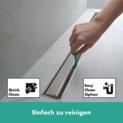Hansgrohe RainDrain Compact Komplettset Duschrinne 100 Cm Für Standardinstallation -VIEGA Verkäufe hansgrohe raindrain duschrinnen compact komplettset 100 11042773