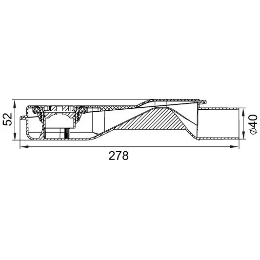 ACO ShowerDrain M+ Ablauf DN 40 Sperrwasserhöhe 2,5 Cm 1 ACO ShowerDrain M+ Ablauf DN 40 Sperrwasserhöhe 2,5 Cm