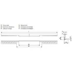 Dallmer CeraWall Individual Duschrinne 150 Cm -VIEGA Verkäufe hersteller dallmer ablaufprofil cerawall 150 cm 1944466