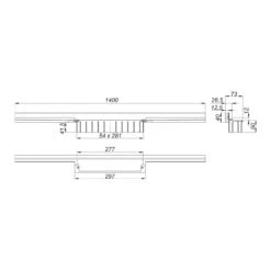 Dallmer CeraWall Individual N Duschrinne 140 Cm -VIEGA Verkäufe hersteller dallmer duschrinne cerawall individual 140 9417008