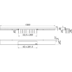 Dallmer CeraWall Select N Duschrinne 130 Cm -VIEGA Verkäufe hersteller dallmer duschrinne cerawall select edelstahl 4202710