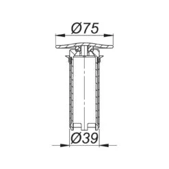 Dallmer Abdeckhaube TELOS Mit Standrohr
