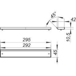 Dallmer CeraWall Individual Abdeckung -VIEGA Verkäufe hersteller dallmer zubehoer cerawall p abdeckung 4202746