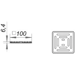 Dallmer Reno-Aufsatz 10 X 10 Cm