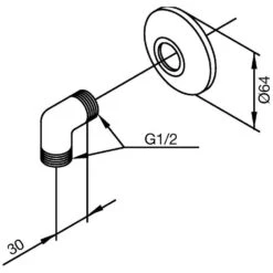 Damixa Brauseanschlusswinkel