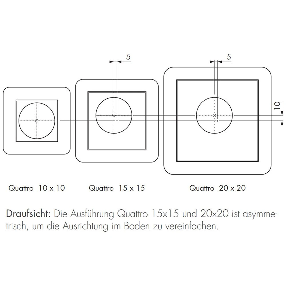 ESS Easy Drain Aqua Jewels Quattro Fliese 15x15 Bodenablauf Komplettset 3 ESS Easy Drain Aqua Jewels Quattro Fliese 15x15 Bodenablauf Komplettset – Bild 3