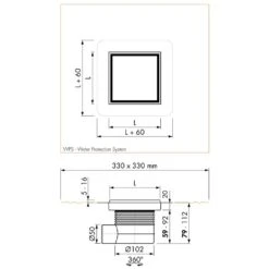 ESS Easy Drain Aqua Jewels Quattro Glas 10x10 Bodenablauf Komplettset 7 ESS Easy Drain Aqua Jewels Quattro Glas 10x10 Bodenablauf Komplettset -VIEGA Verkäufe hersteller ess bodenablaeufe easy drain aqua 1006065