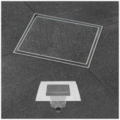 ESS Easy Drain Aqua Quattro Fliese 15x15 Bodenablauf Komplettset -VIEGA Verkäufe hersteller ess bodenablaeufe easy drain aqua 1006222