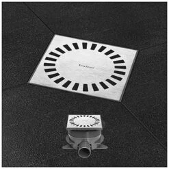 ESS Easy Drain Aqua Brilliant 15x15 Bodenablauf Komplettset -VIEGA Verkäufe hersteller ess bodenablaeufe easy drain aqua 1006231