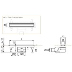 ESS Easy Drain Aqua Jewels Linea Xs Zero+ 20 Bodenablauf Komplettset -VIEGA Verkäufe hersteller ess bodenablaeufe easy drain aqua 1006238