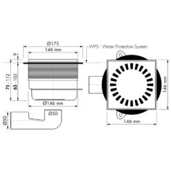 ESS Easy Drain Aqua Brilliant 15x15 Bodenablauf Komplettset -VIEGA Verkäufe hersteller ess bodenablaeufe easy drain aqua 1006243