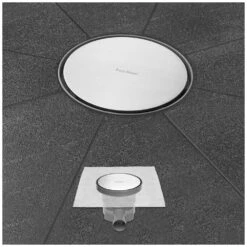 ESS Easy Drain Aqua Round Ø15 Bodenablauf Komplettset -VIEGA Verkäufe hersteller ess bodenablaeufe easy drain aqua 1006320