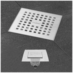 ESS Easy Drain Aqua Quattro 15x15 Bodenablauf Komplettset -VIEGA Verkäufe hersteller ess bodenablaeufe easy drain aqua 1006326