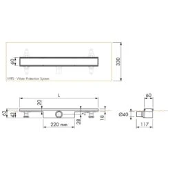 ESS Easy Drain Compact 30 FF 1300 Duschrinne Komplettset -VIEGA Verkäufe hersteller ess duschrinnen easy drain compact 1003630