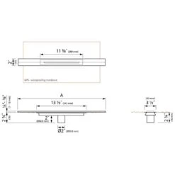 ESS Easy Drain R-Line Wall 900 Duschrinne Komplettset -VIEGA Verkäufe hersteller ess duschrinnen easy drain line 2009827