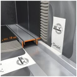 ESS Easy Drain Modulo TAF Wall Abdeckungen Zero/Fliese 1000