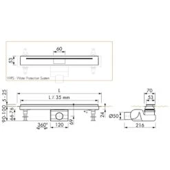 ESS Easy Drain Xs Nano Wall 700 Duschrinne Komplettset 5 ESS Easy Drain Xs Nano Wall 700 Duschrinne Komplettset -VIEGA Verkäufe hersteller ess duschrinnen easy drain xs 967049