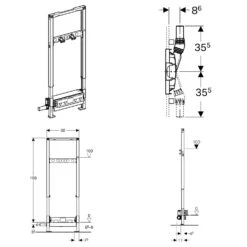 Geberit Duofix Element Für Dusche 130 Cm Mit Wandablauf, Wandarmatur AP D40 5 Geberit Duofix Element Für Dusche 130 Cm Mit Wandablauf, Wandarmatur AP D40 -VIEGA Verkäufe hersteller geberit spuelkaesten montageelemente duofix dusche 2631817