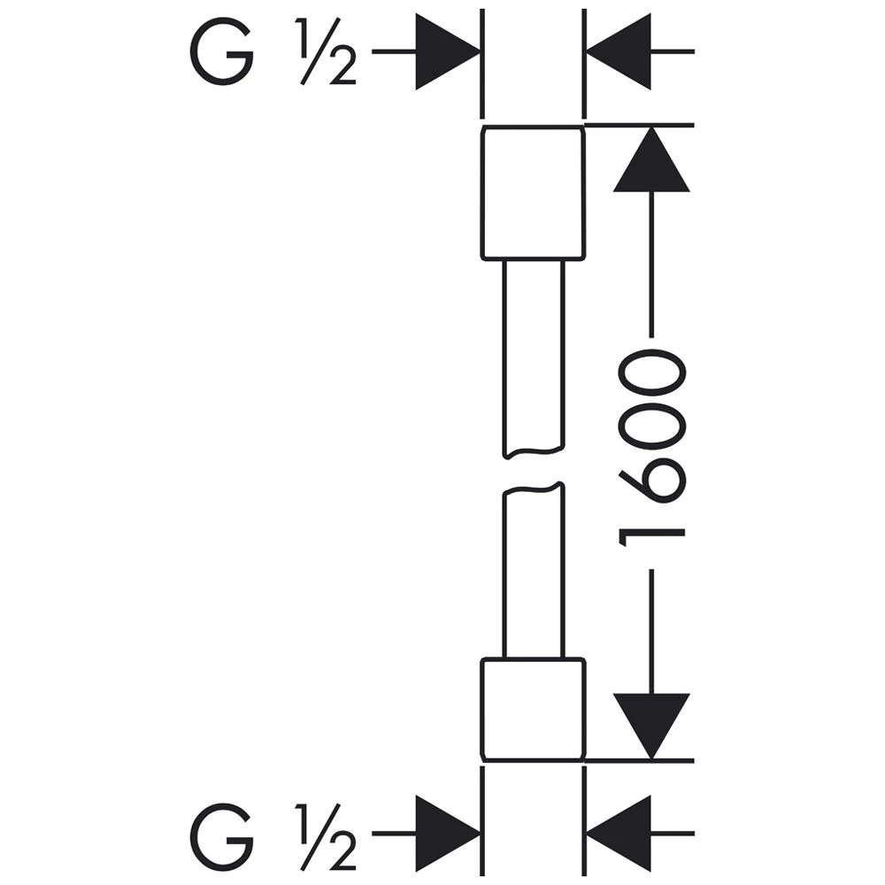 AXOR Starck Brausenschlauch Aus Kunststoff Mit Metalleffekt 160 Cm 1 AXOR Starck Brausenschlauch Aus Kunststoff Mit Metalleffekt 160 Cm