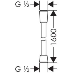 Hansgrohe Comfortflex Brauseschlauch 160 Cm