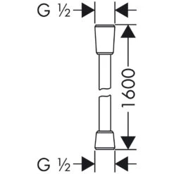 AXOR Brauseschlauch 160 Cm