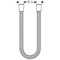 Hansgrohe Metallschlauch DN15 160 Cm