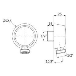 Herzbach LIVING SPA Anschlussbogen CLASSIC