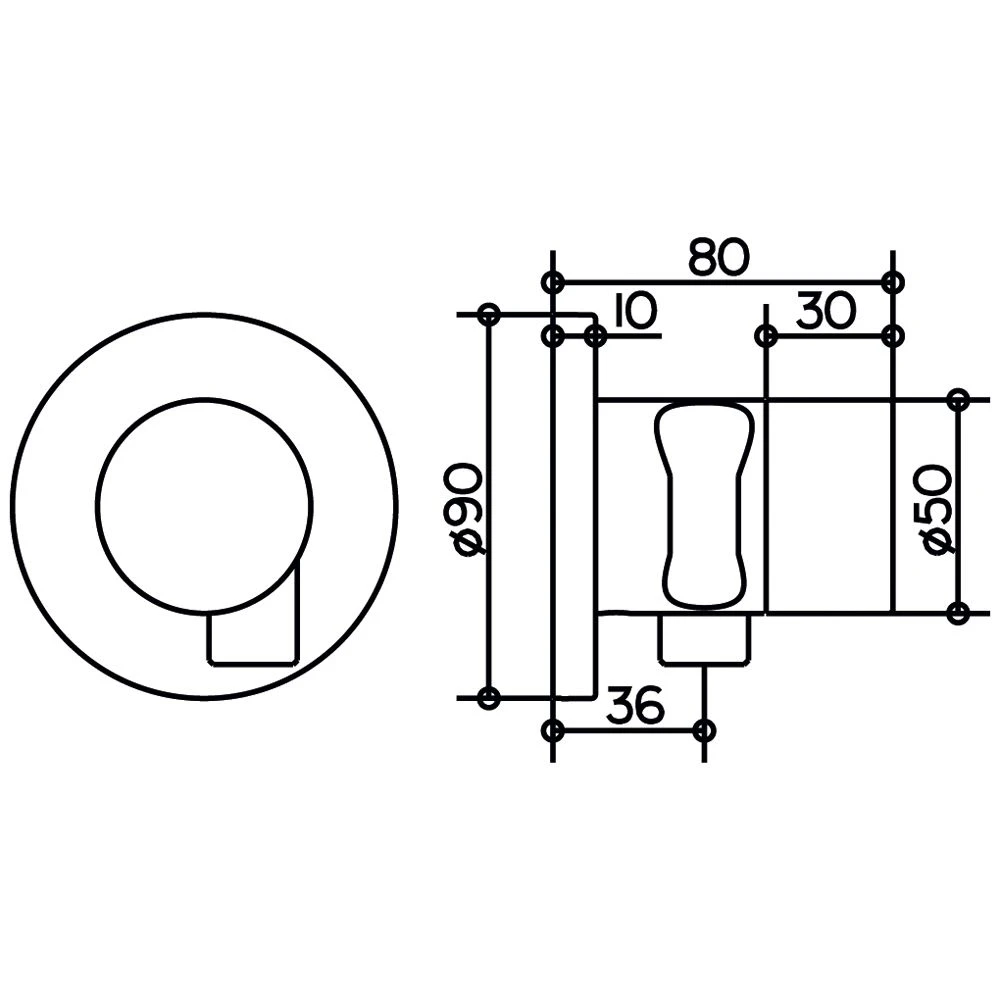 Keuco IXMO 3-Wege Umstellventil Mit Schlauchanschluss Und Brausehalter UP DN15 Rund 1 Keuco IXMO 3-Wege Umstellventil Mit Schlauchanschluss Und Brausehalter UP DN15 Rund