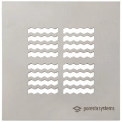 Poresta Systems Design Edelstahlrost Flow