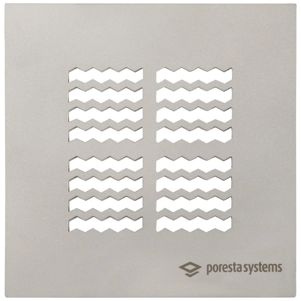 Poresta Systems Design Edelstahlrost Flow 1 Poresta Systems Design Edelstahlrost Flow