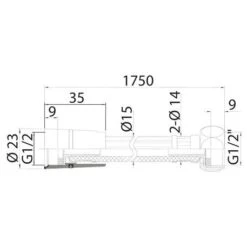 Bravat Brauseschlauch 175 Cm