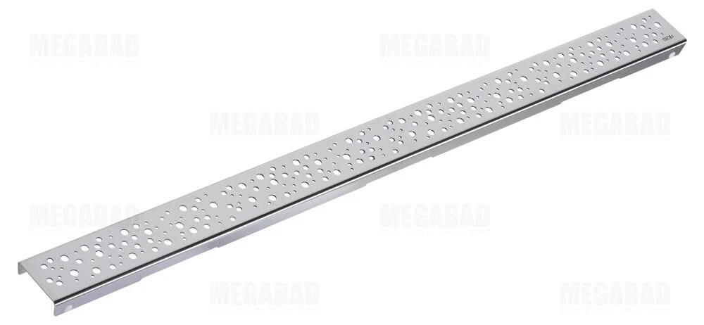 TECE TECEdrainline Designrost Drops Für Duschrinne Gerade 150 Cm Gebürstet 1 TECE TECEdrainline Designrost Drops Für Duschrinne Gerade 150 Cm Gebürstet