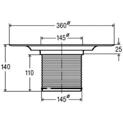 Viega Advantix Plus-Dünnbett-Aufstockelement
