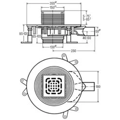 Viega Advantix Top-Bodenablauf Mit Edelstahlrahmen