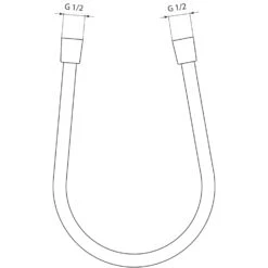 Ideal Standard Idealrain Ultraflex Brauseschlauch 175 Cm