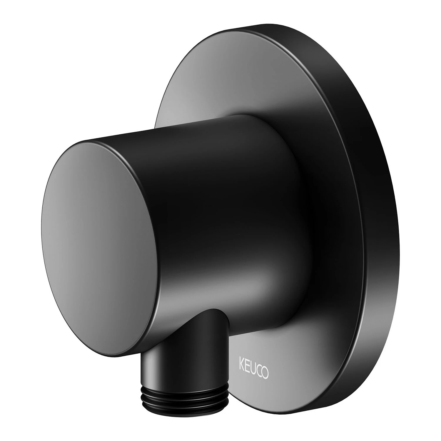 Keuco IXMO Black Selection Schlauchanschluss Mit Brausehalter, Rund 1 Keuco IXMO Black Selection Schlauchanschluss Mit Brausehalter, Rund