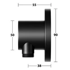 Keuco IXMO Black Selection Schlauchanschluss Mit Brausehalter, Rund 5 Keuco IXMO Black Selection Schlauchanschluss Mit Brausehalter, Rund -VIEGA Verkäufe keuco ixmo brausenprogramm black selection schlauchanschluss 6823184