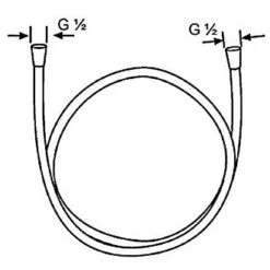 Kludi LOGOFLEX Schlauch 125 Cm