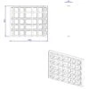 Schedel Plan Unterbauelement Mit Waben 100 X 80 X 8 Cm 2 Schedel Plan Unterbauelement Mit Waben 100 X 80 X 8 Cm -VIEGA Verkäufe schedel unterbauelemente mit wabentechnik plan 100 3792422