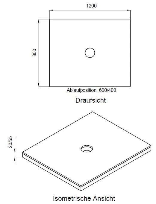 Schedel Plan Unterbauelement 120 X 80 Cm Bodeneben, 2er Set 1 Schedel Plan Unterbauelement 120 X 80 Cm Bodeneben, 2er Set