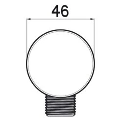 Sturotec Eco-Line Wandanschlussbogen