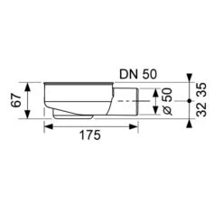 TECE TECEdrainline Ablauf Flach, DN 50 Auslauf Seitlich -VIEGA Verkäufe tece drainline ablaeufe 650000 ablauf 4395281