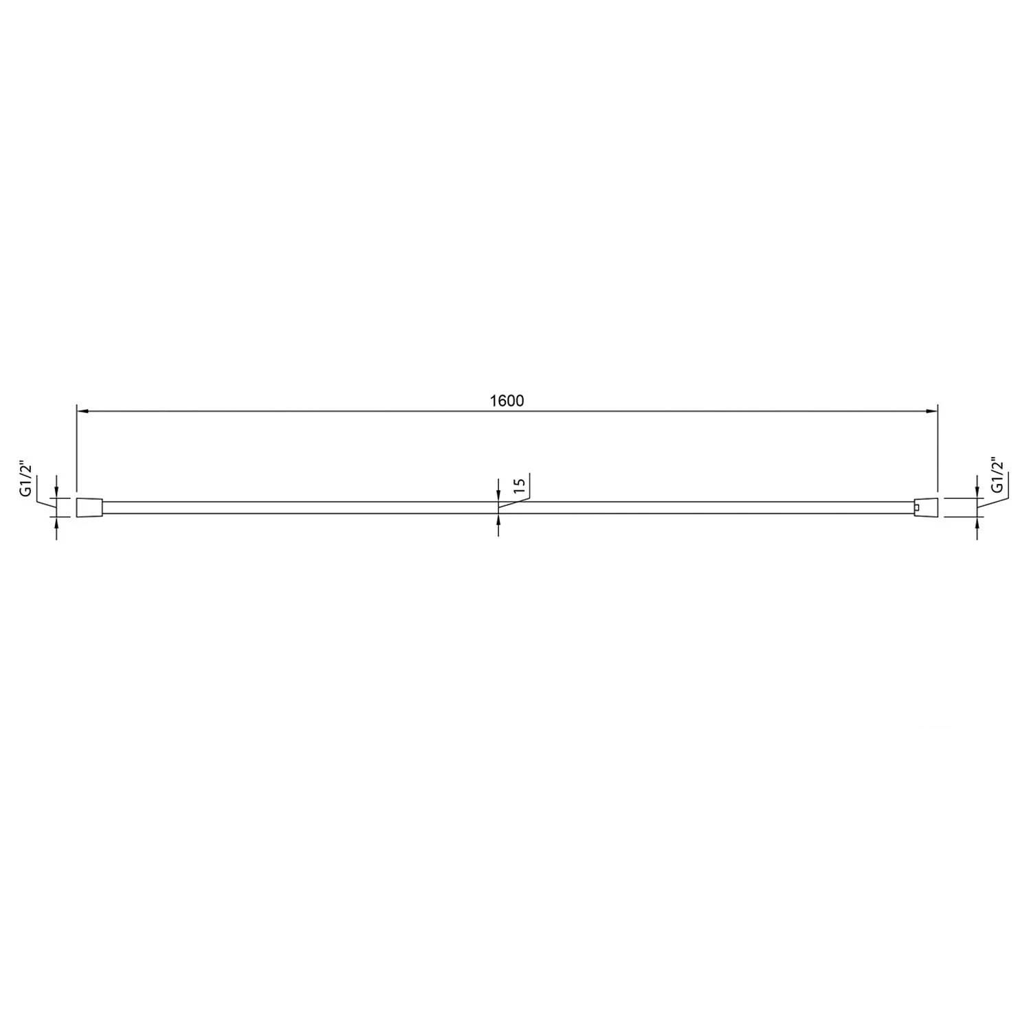 Villeroy & Boch Universal Showers Handbrauseschlauch 160 Cm 1 Villeroy & Boch Universal Showers Handbrauseschlauch 160 Cm